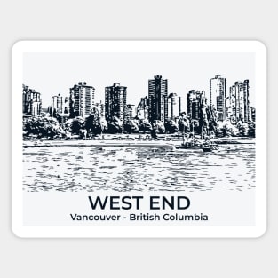 West End Vancouver - British Columbia Magnet